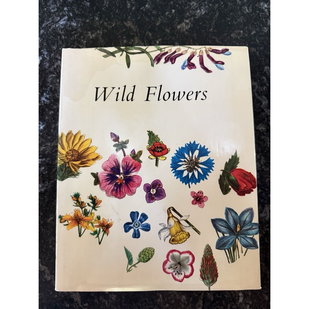 1973 Wild Flowers Book Matthias Hermann Editions Minerva West Germany